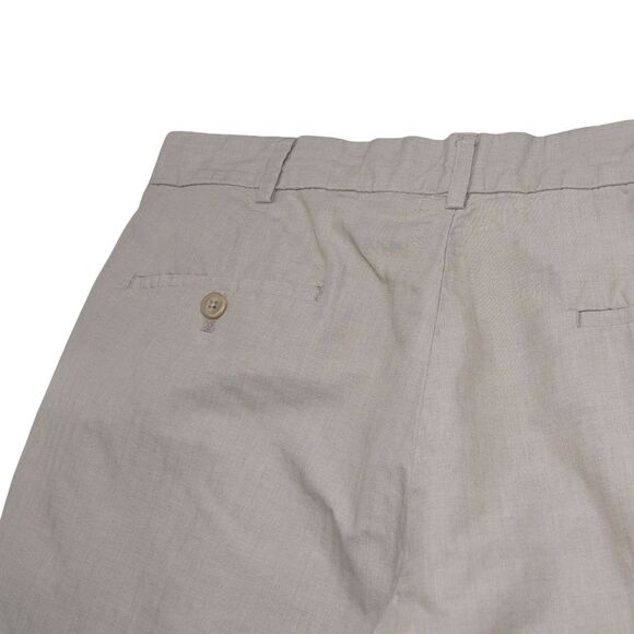 Cubavera Linen Blend Straight Leg Pants 34x30 (34x28 actual) Beige Minimalist - Picture 4 of 9